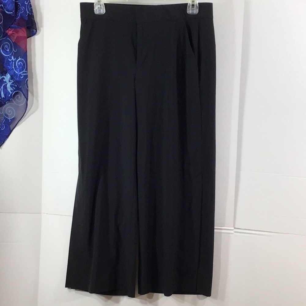 Athleta Tribeca wide leg cropped pants 6 - Picture 9 of 14